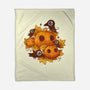 Pumpkins And Crows-None-Fleece-Blanket-ricolaa