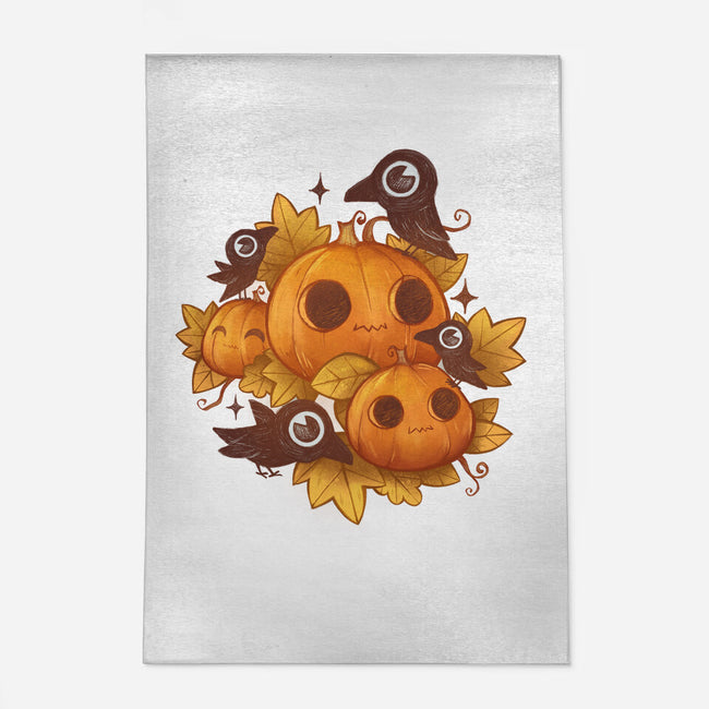 Pumpkins And Crows-None-Indoor-Rug-ricolaa