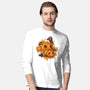 Pumpkins And Crows-Mens-Long Sleeved-Tee-ricolaa