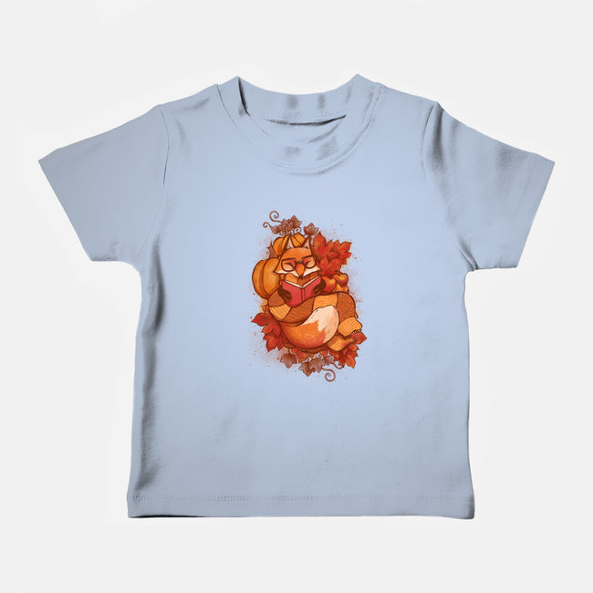 Autumn Reader-Baby-Basic-Tee-ricolaa