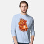 Autumn Reader-Mens-Long Sleeved-Tee-ricolaa