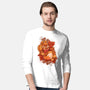 Autumn Reader-Mens-Long Sleeved-Tee-ricolaa