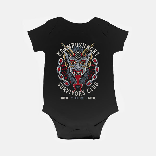 Krampusnacht Survivors Club-Baby-Basic-Onesie-Nemons