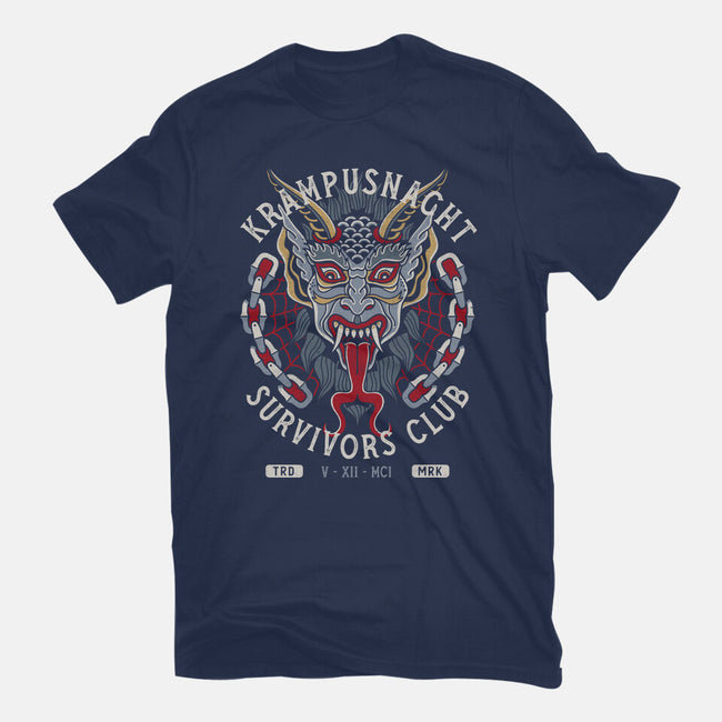 Krampusnacht Survivors Club-Womens-Fitted-Tee-Nemons