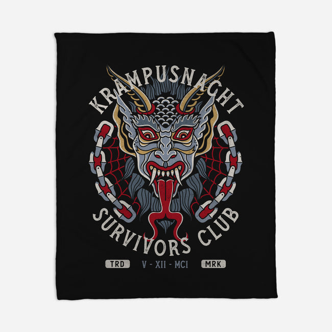 Krampusnacht Survivors Club-None-Fleece-Blanket-Nemons