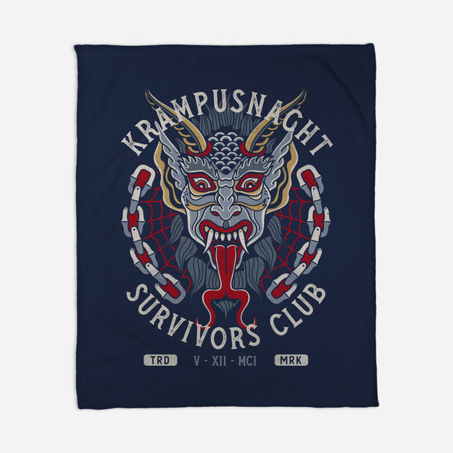 Krampusnacht Survivors Club-None-Fleece-Blanket-Nemons