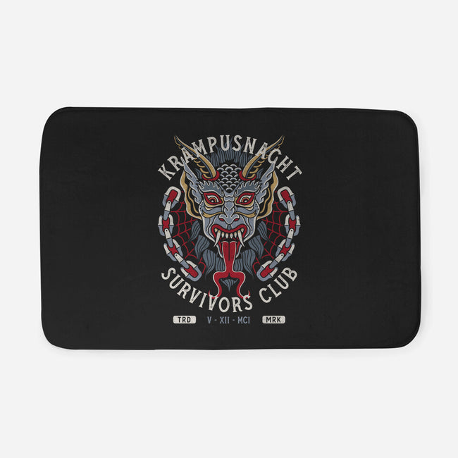 Krampusnacht Survivors Club-None-Memory Foam-Bath Mat-Nemons