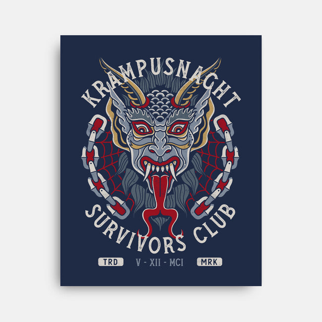 Krampusnacht Survivors Club-None-Stretched-Canvas-Nemons