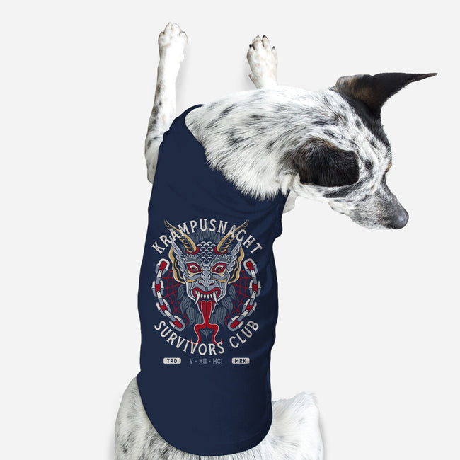 Krampusnacht Survivors Club-Dog-Basic-Pet Tank-Nemons