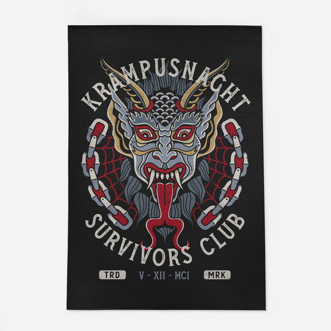 Krampusnacht Survivors Club-None-Outdoor-Rug-Nemons