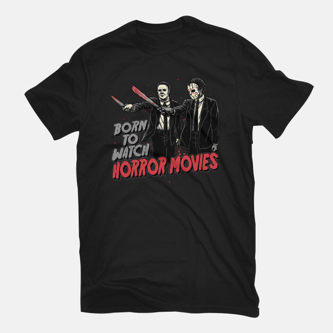 Horror Duo-Unisex-Basic-Tee-momma_gorilla