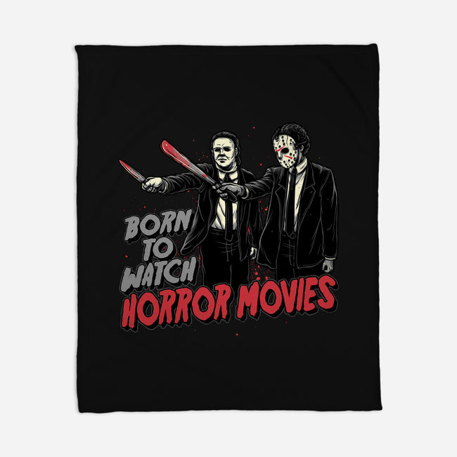 Horror Duo-None-Fleece-Blanket-momma_gorilla