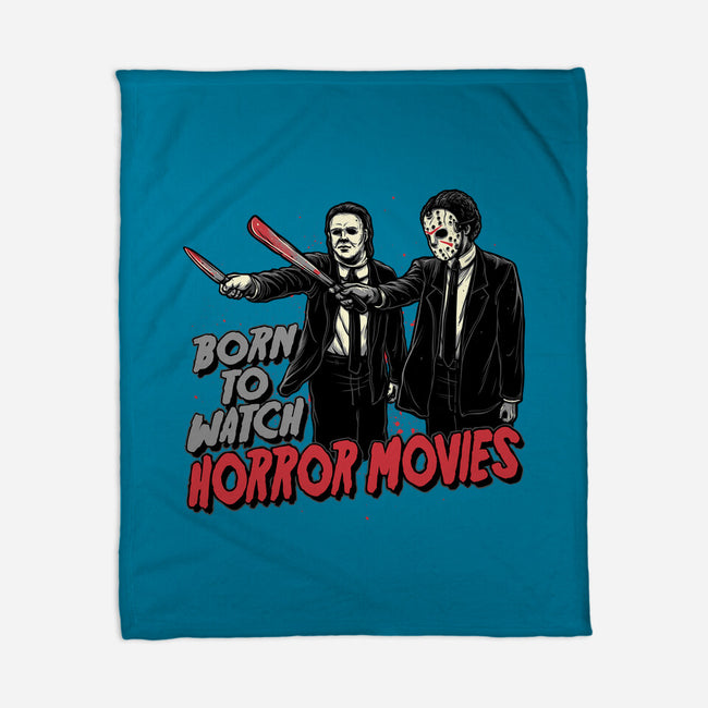 Horror Duo-None-Fleece-Blanket-momma_gorilla