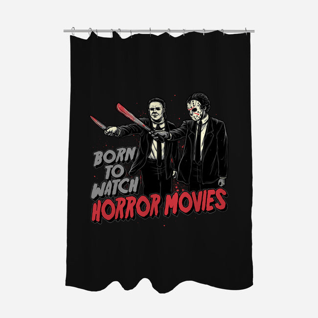 Horror Duo-None-Polyester-Shower Curtain-momma_gorilla