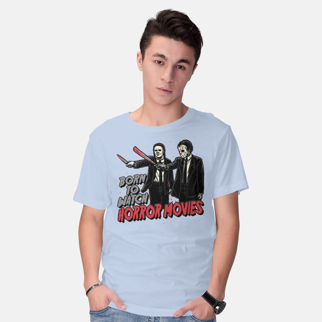 Horror Duo-Mens-Basic-Tee-momma_gorilla