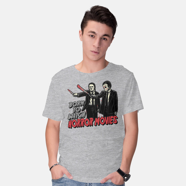 Horror Duo-Mens-Basic-Tee-momma_gorilla