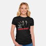 Horror Duo-Womens-Fitted-Tee-momma_gorilla