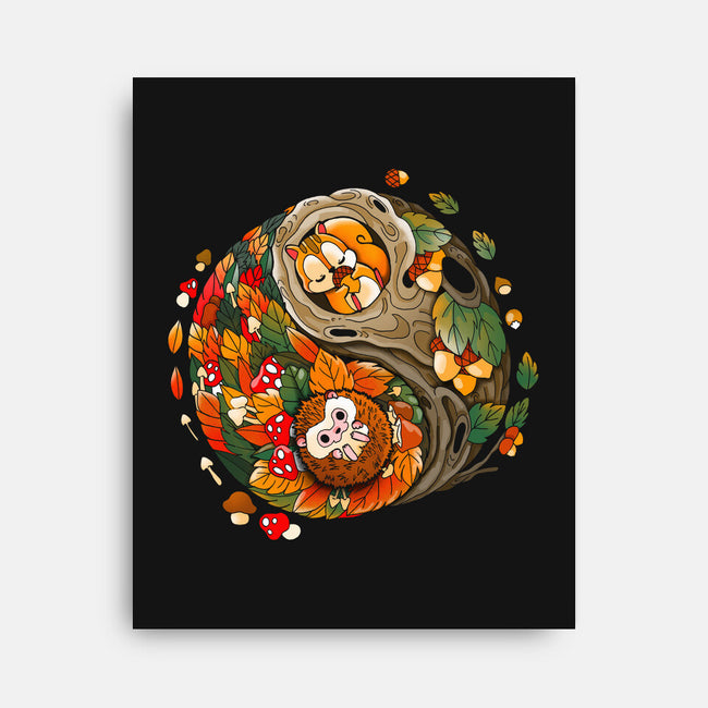 Ying Yang Autumn-None-Stretched-Canvas-Vallina84