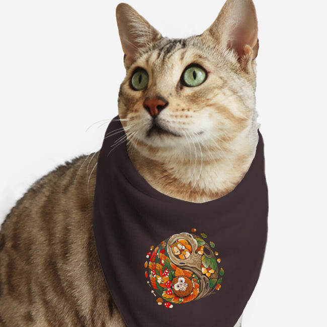 Ying Yang Autumn-Cat-Bandana-Pet Collar-Vallina84