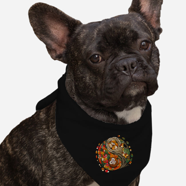 Ying Yang Autumn-Dog-Bandana-Pet Collar-Vallina84