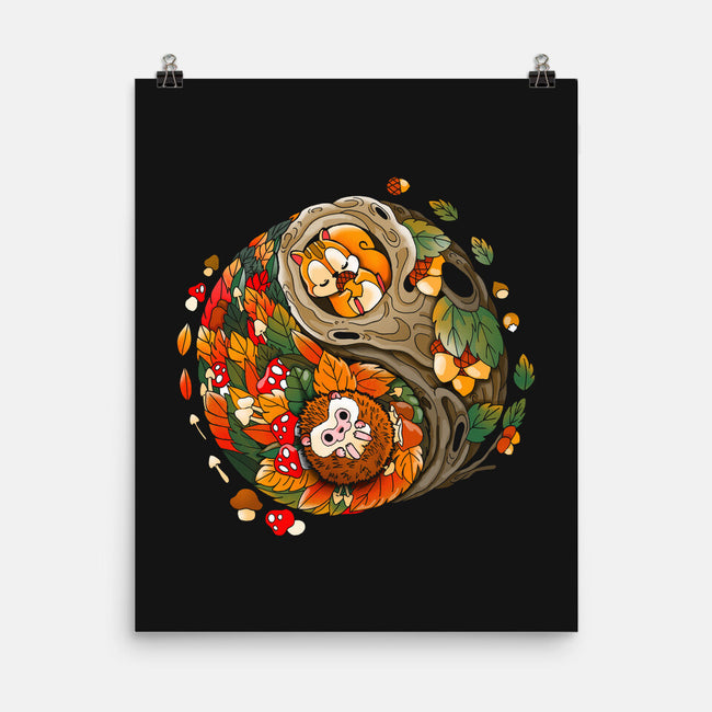 Ying Yang Autumn-None-Matte-Poster-Vallina84