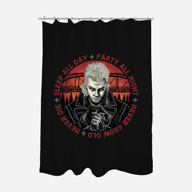 Never Die-None-Polyester-Shower Curtain-momma_gorilla