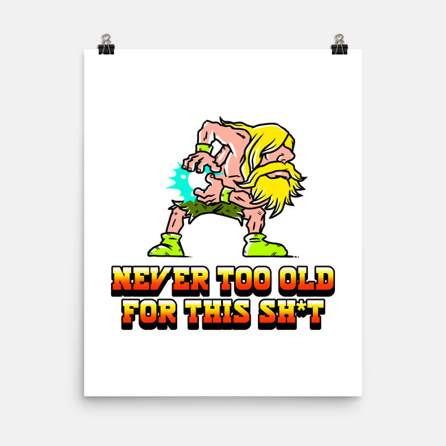 Never Too Old-None-Matte-Poster-naomori