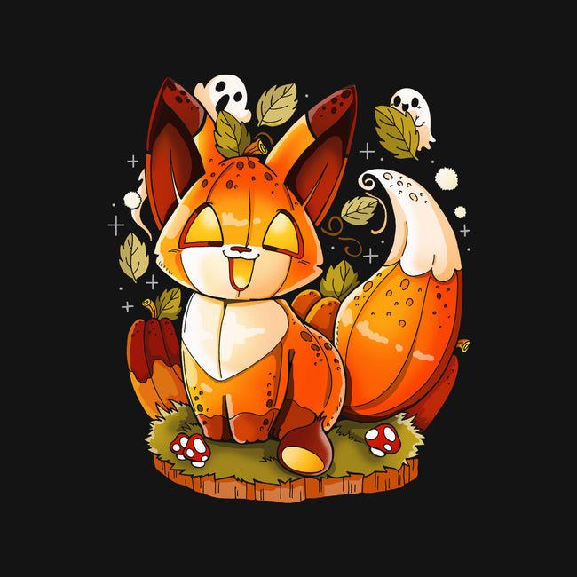 Pumpkin Fox-Youth-Pullover-Sweatshirt-Vallina84