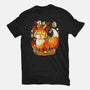 Pumpkin Fox-Unisex-Basic-Tee-Vallina84