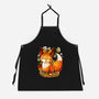 Pumpkin Fox-Unisex-Kitchen-Apron-Vallina84