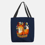 Pumpkin Fox-None-Basic Tote-Bag-Vallina84