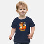 Pumpkin Fox-Baby-Basic-Tee-Vallina84