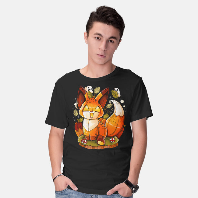 Pumpkin Fox-Mens-Basic-Tee-Vallina84