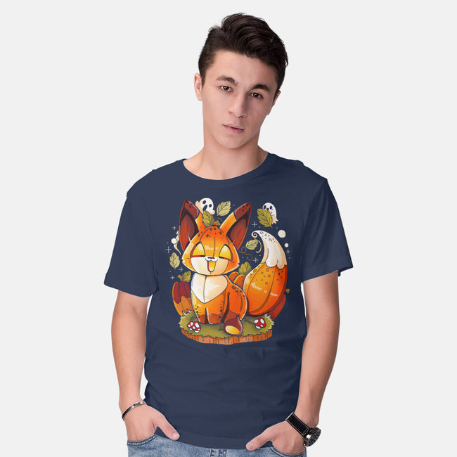 Pumpkin Fox-Mens-Basic-Tee-Vallina84