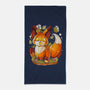 Pumpkin Fox-None-Beach-Towel-Vallina84