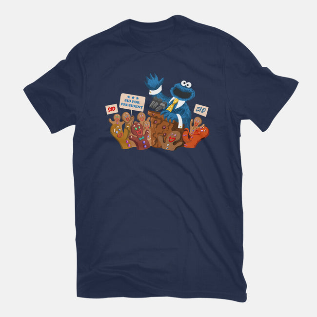 Cookie Monster For President-Youth-Basic-Tee-ugurbs