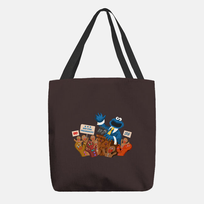 Cookie Monster For President-None-Basic Tote-Bag-ugurbs