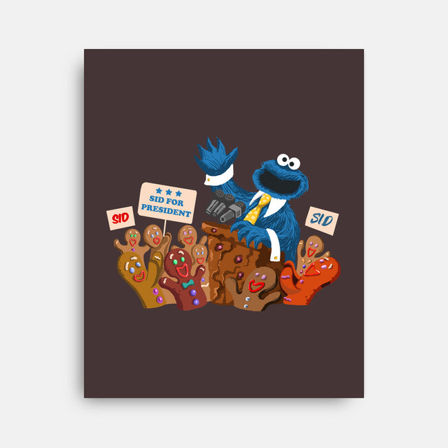 Cookie Monster For President-None-Stretched-Canvas-ugurbs