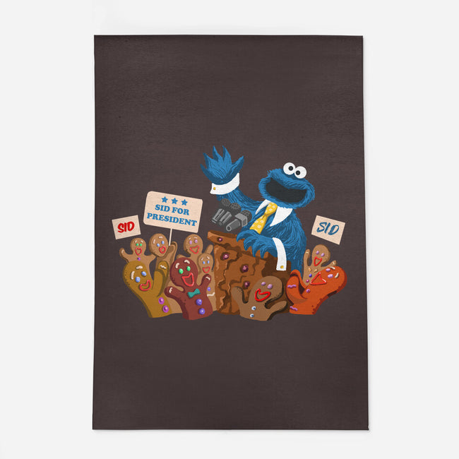 Cookie Monster For President-None-Outdoor-Rug-ugurbs