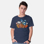 Cookie Monster For President-Mens-Basic-Tee-ugurbs