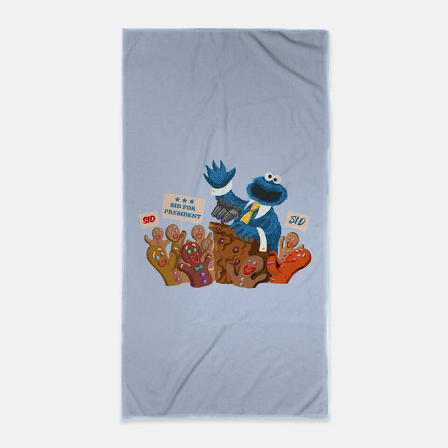 Cookie Monster For President-None-Beach-Towel-ugurbs