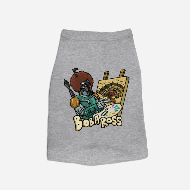 Bob-A-Ross-Dog-Basic-Pet Tank-ugurbs