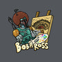 Bob-A-Ross-Womens-Fitted-Tee-ugurbs