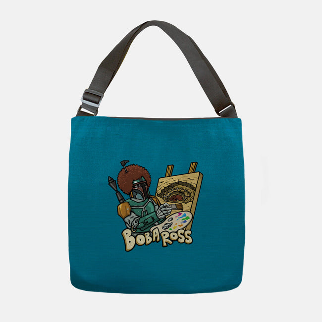 Bob-A-Ross-None-Adjustable Tote-Bag-ugurbs