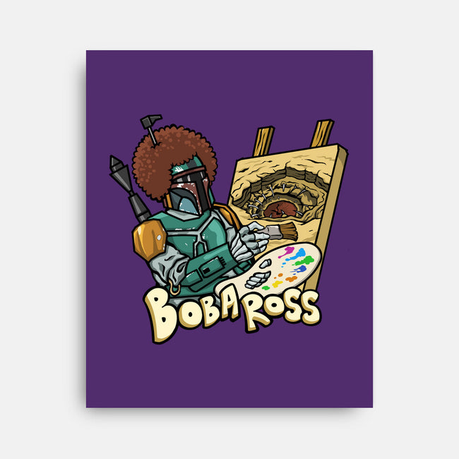 Bob-A-Ross-None-Stretched-Canvas-ugurbs