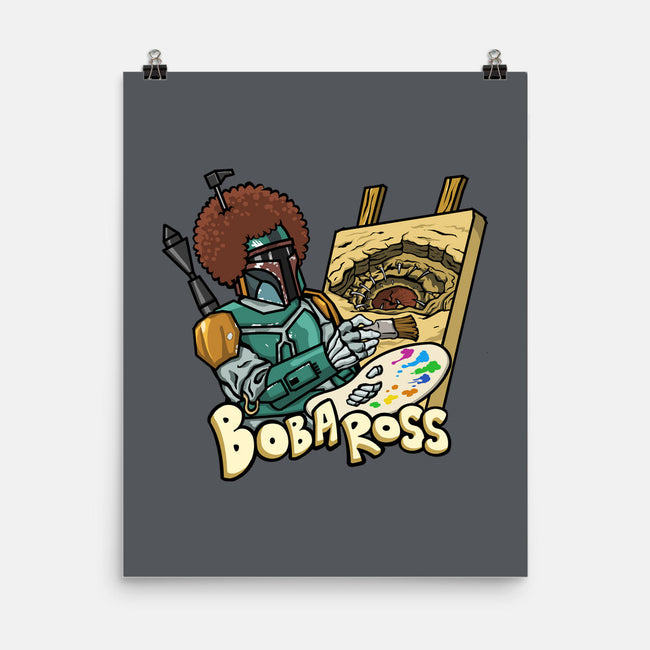 Bob-A-Ross-None-Matte-Poster-ugurbs