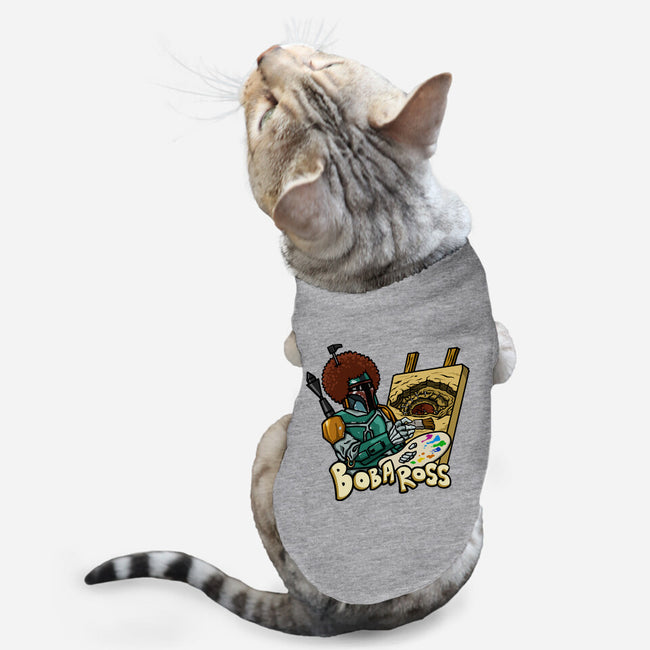 Bob-A-Ross-Cat-Basic-Pet Tank-ugurbs