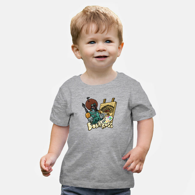 Bob-A-Ross-Baby-Basic-Tee-ugurbs