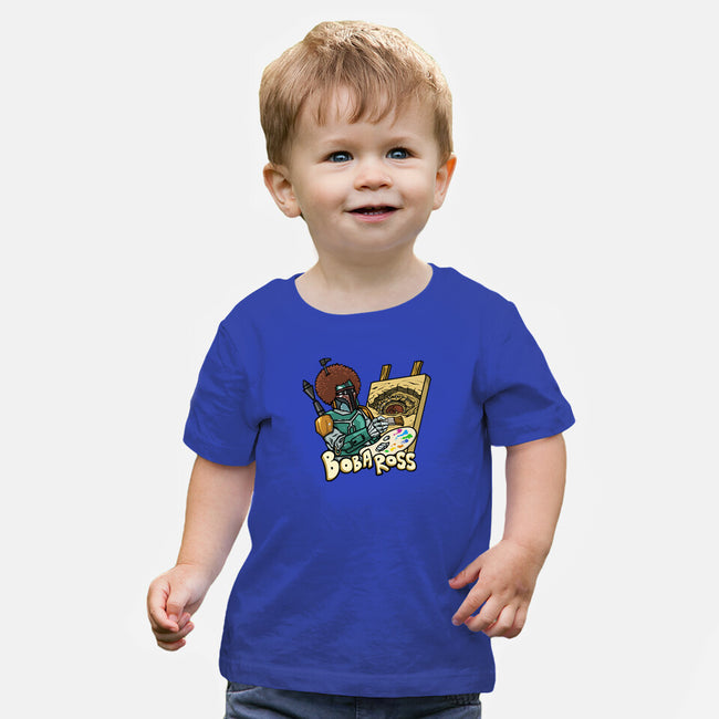 Bob-A-Ross-Baby-Basic-Tee-ugurbs