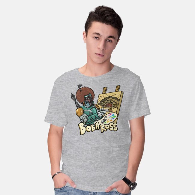 Bob-A-Ross-Mens-Basic-Tee-ugurbs